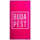 Budapest pink strandtörölköző