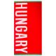 Hungary piros strandtörölköző