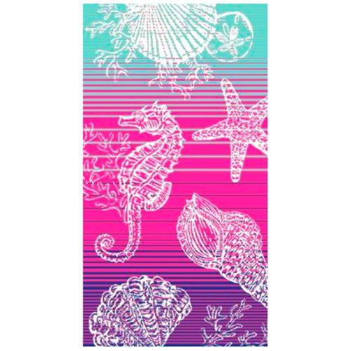 Ischia lila strandtörölköző